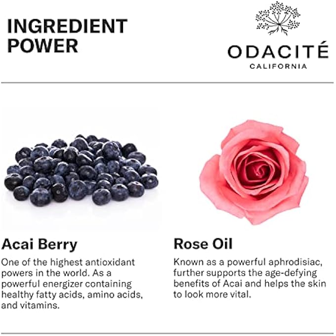 Odacite : AC+R: ACAI ROSE FACIAL CONCENTRATE FOR ANTI-AGING - SKIN REJUVENATING - Image 2